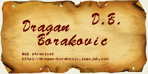 Dragan Boraković vizit kartica